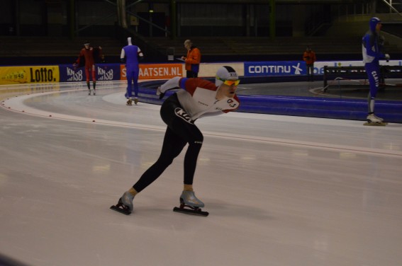 Oliver Lindenskov skøjter ny PB på 1500 m. i 1.57.56, Thialf, Heerenveen