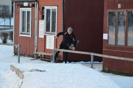 Christian er fast inventar i de røde vogne! Ham bliver dog ikke smidt ud!