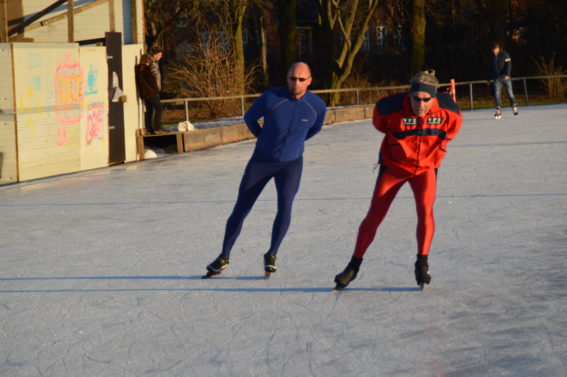 En af de sidste dage på vores gamle bane!